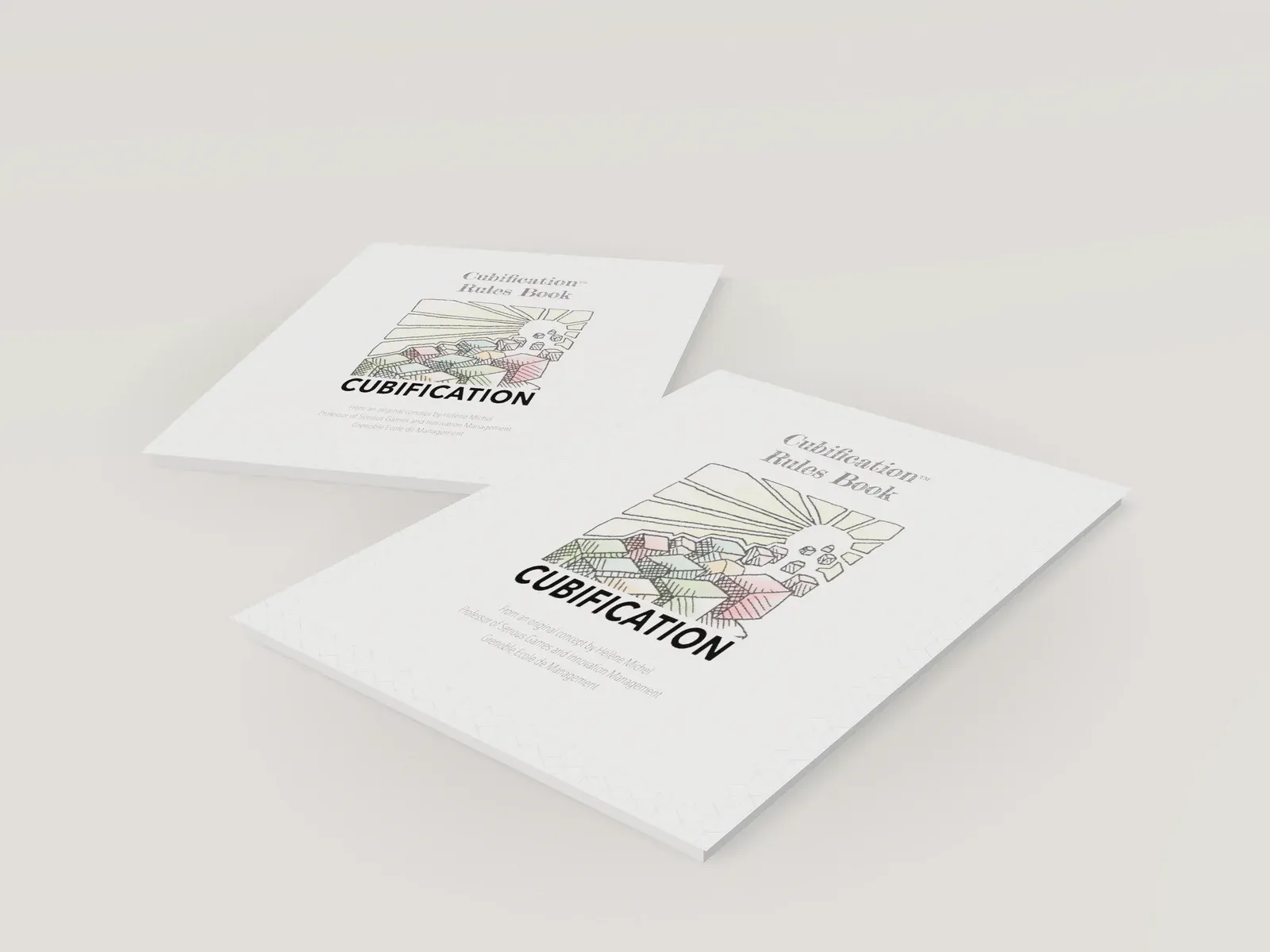 Le livret d’animation Cubification, couverture de l’édition anglaise.