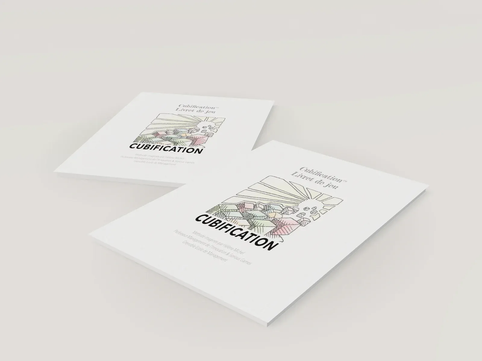 Le livret d’animation Cubification, couverture de l’édition française.